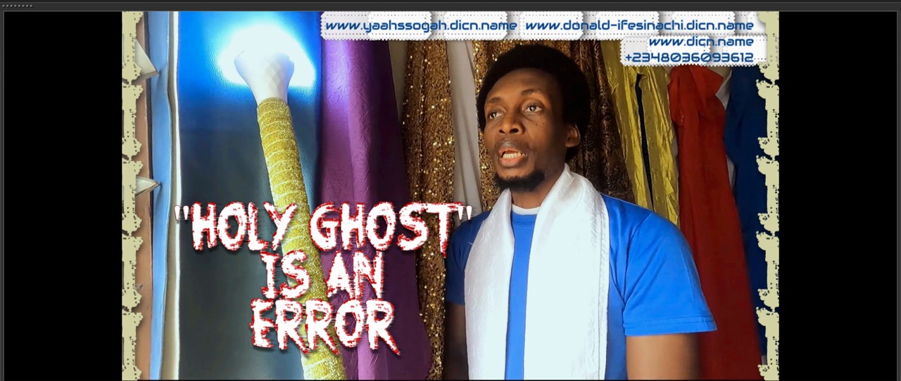Holy Ghost Is An Error- Dicn